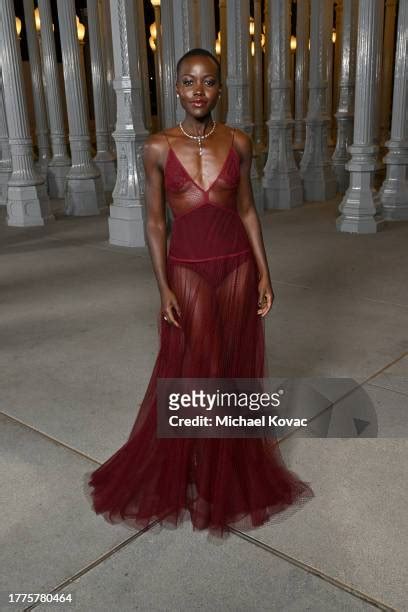 lupita nyongo green gucci|Lupita Nyong'o, wearing Gucci, attends the 2023 LACMA .